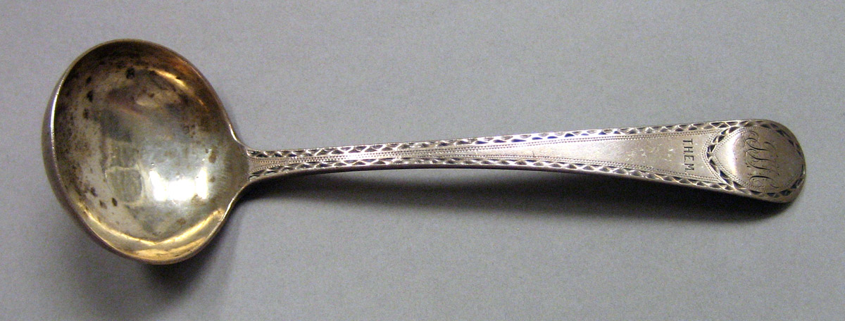 1962.0240.1671 Silver Ladle upper surface