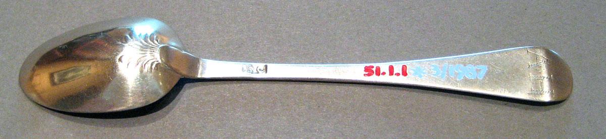 1951.0001.001 Silver Spoon underside