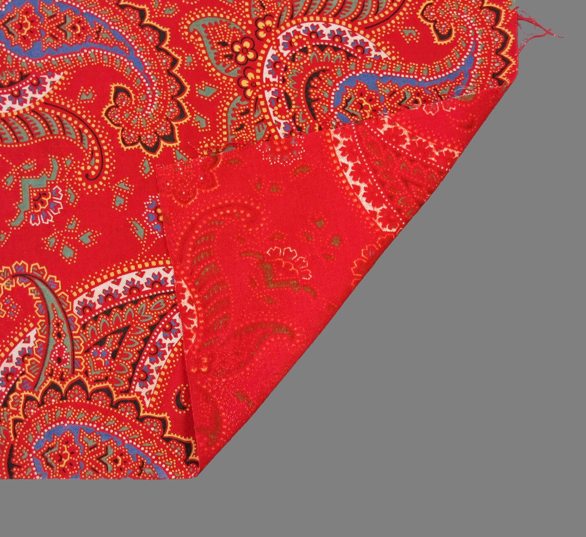 2009.0053 textile, printed folded corner