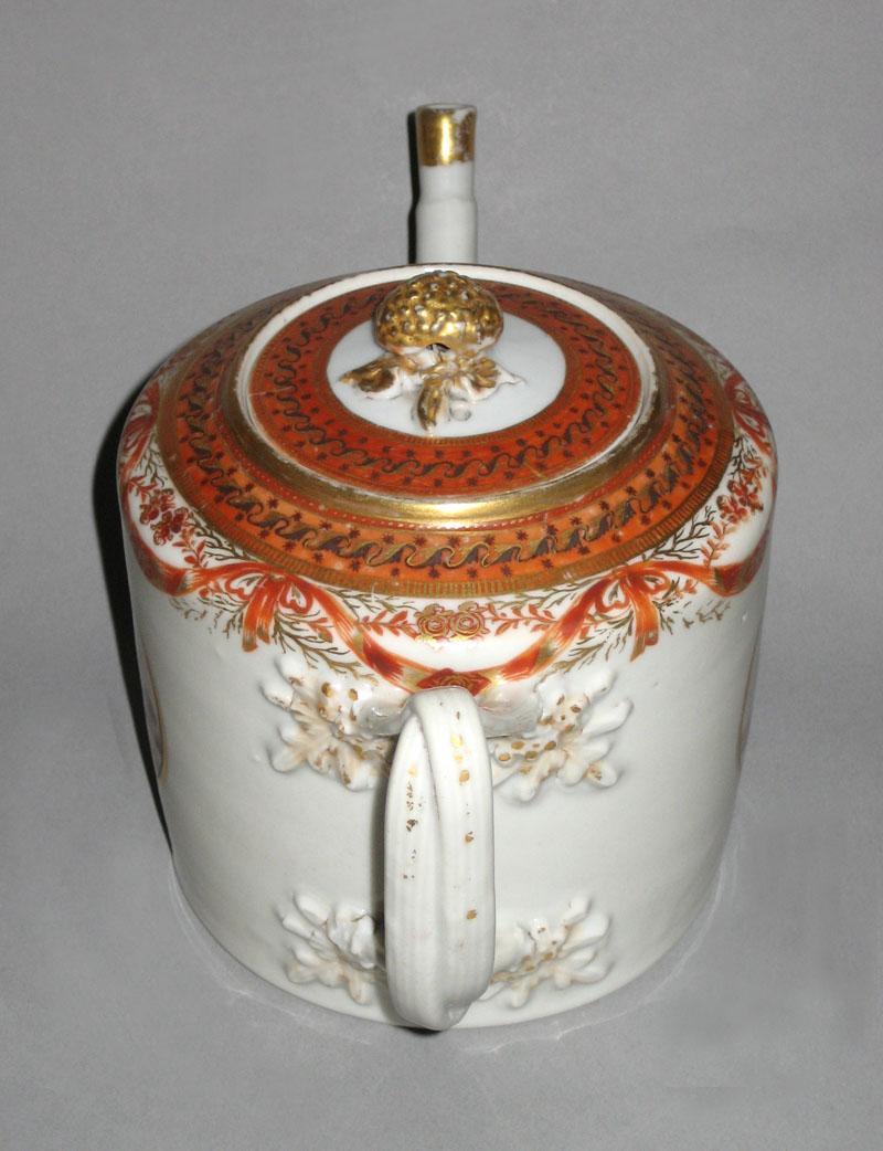 2012.0040.001 A, B Teapot, handle