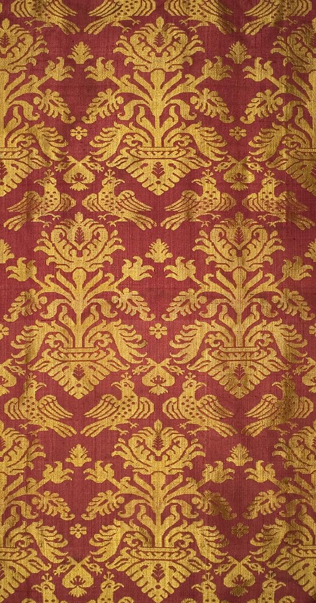1966.1111.002 B Window Hanging, Side Curtain, Pattern Repeat
