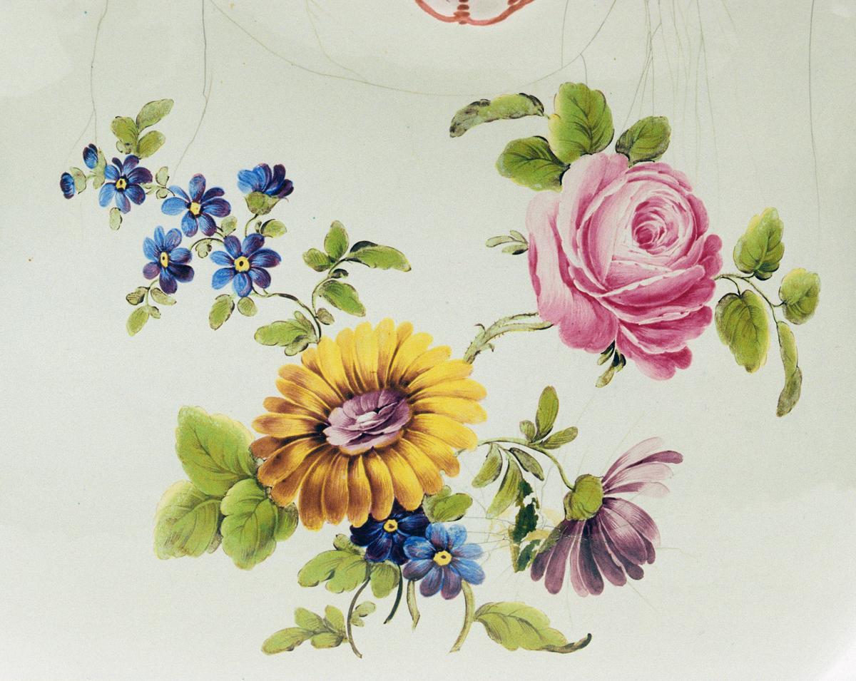 1958.2665.001 Flower Container, Jardiniere or Cachepot, Pattern Detail