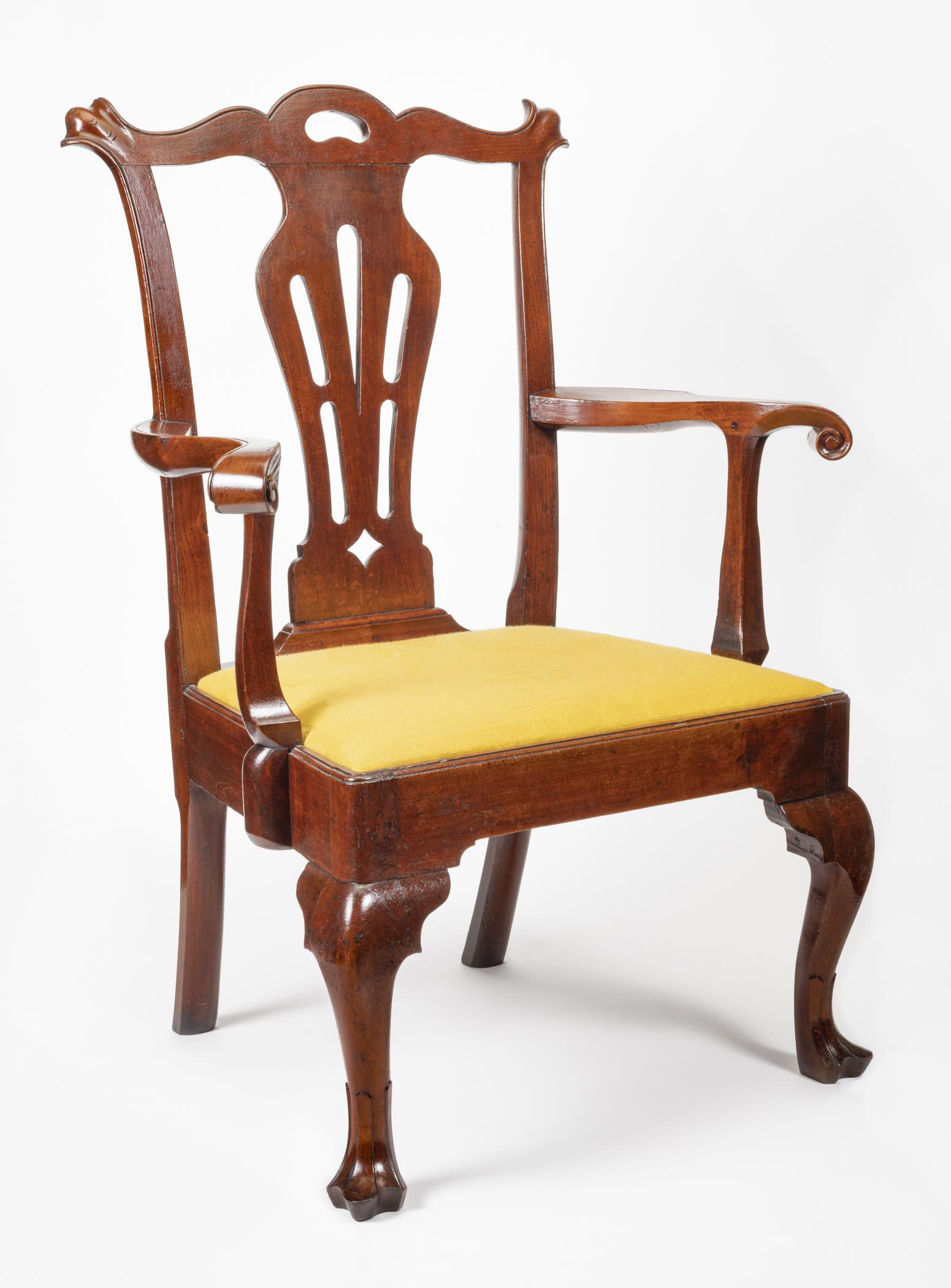 1958.2680 Chair, 1984.0638.002 Slip seat, view 1