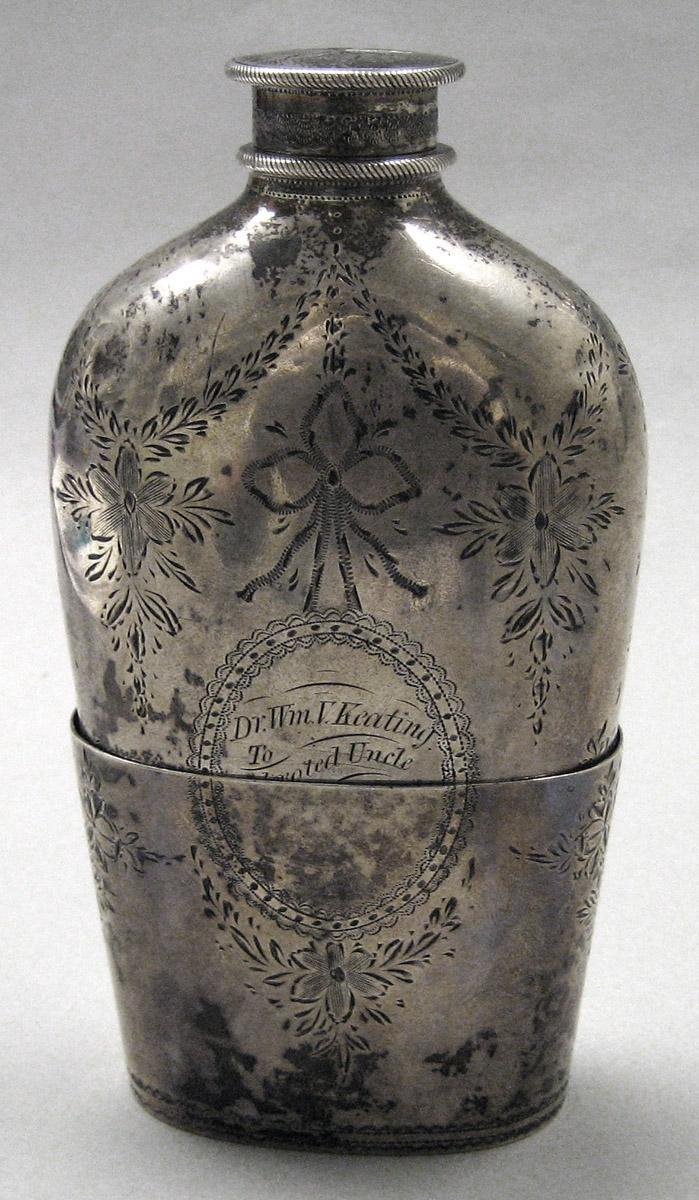 2010.0005 A-C Silver Flask side 1