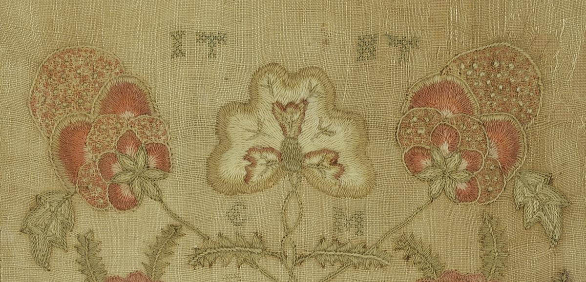 1958.2761 A Needlework Picture, Detail