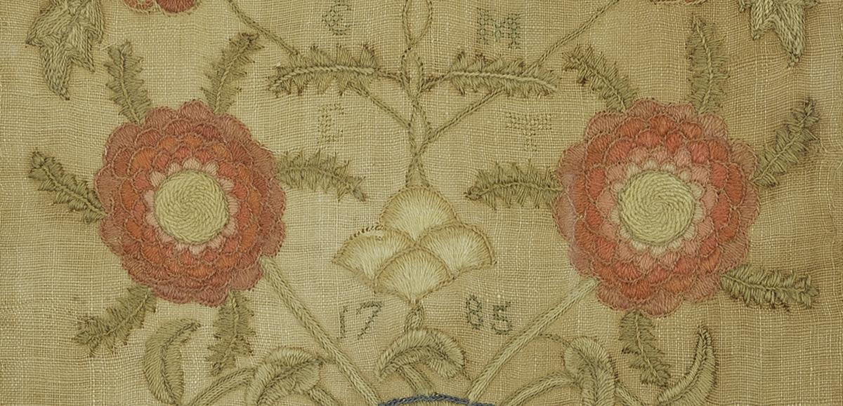 1958.2761 A Needlework Picture, Detail 2
