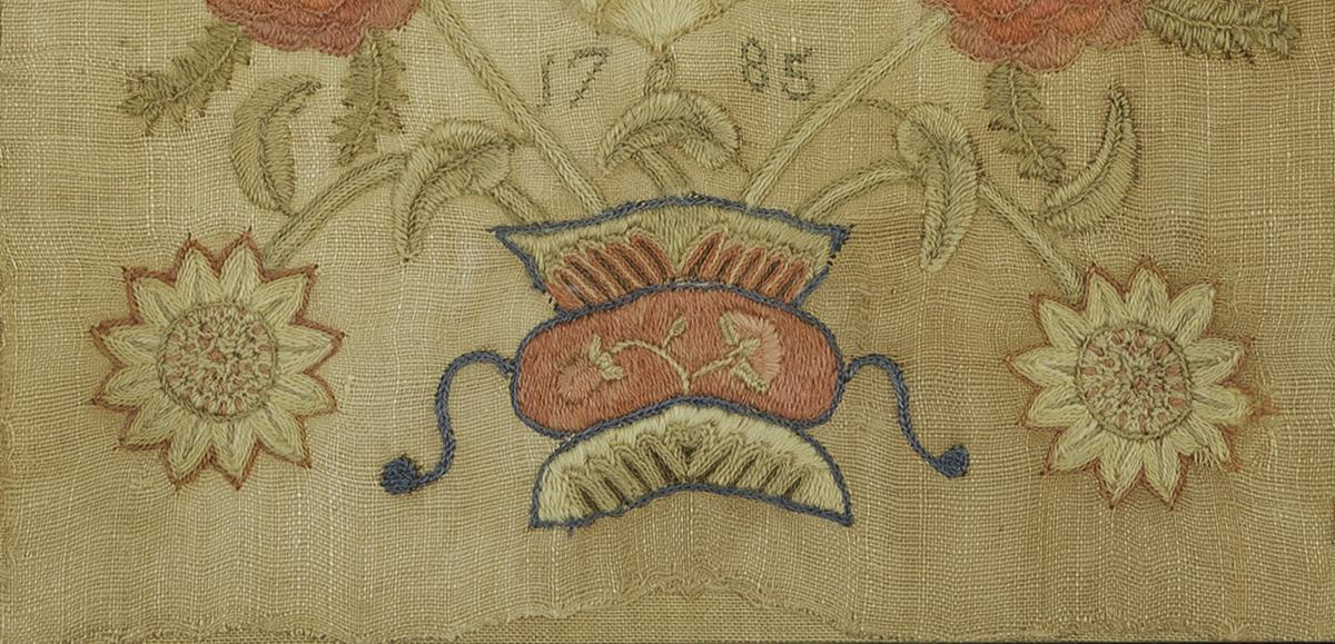 1958.2761 A Needlework Picture, Detail 3