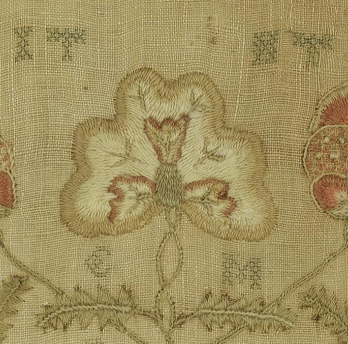 1958.2761 A Needlework Picture, Detail 4