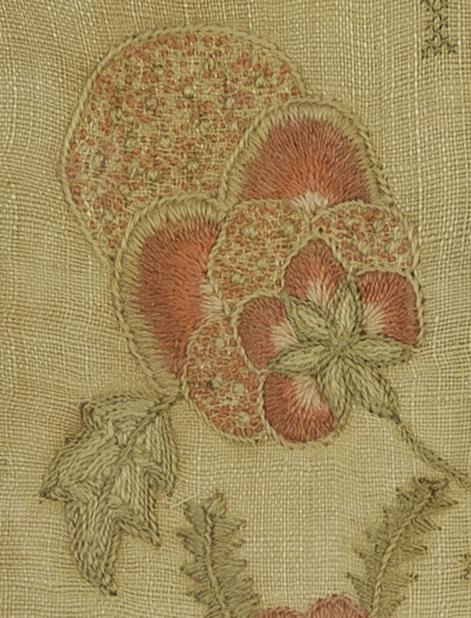 1958.2761 A Needlework Picture, Detail 5