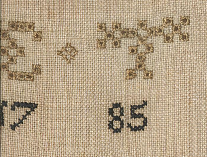 1958.2762 A Needlework Picture, Detail 3