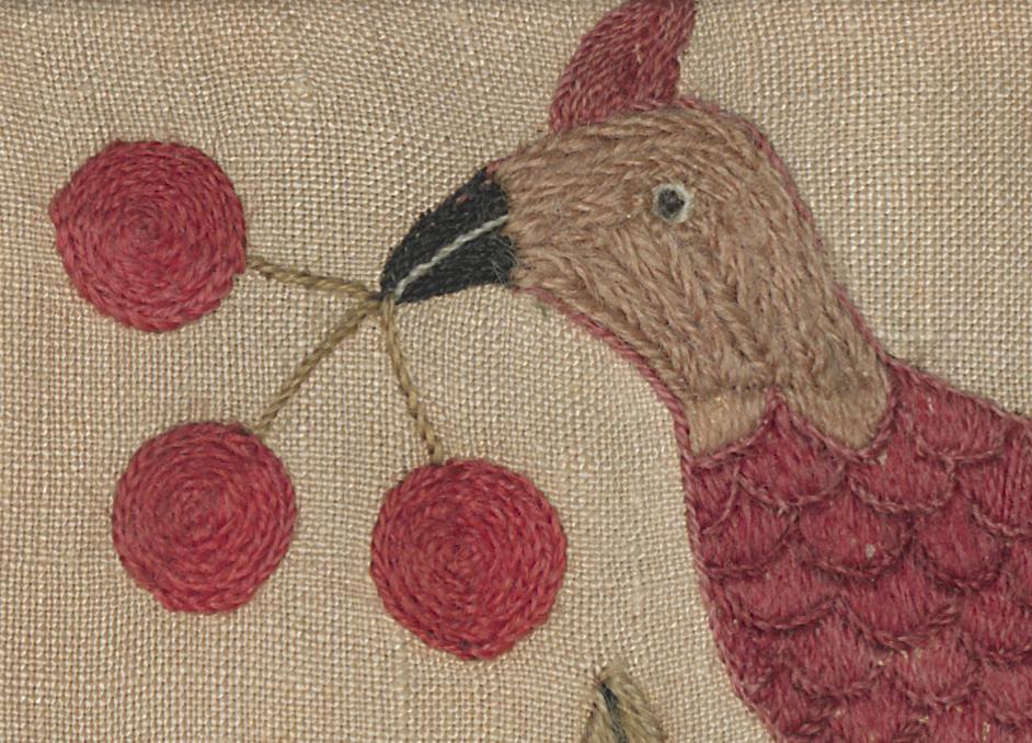 1958.2762 A Needlework Picture, Detail 6