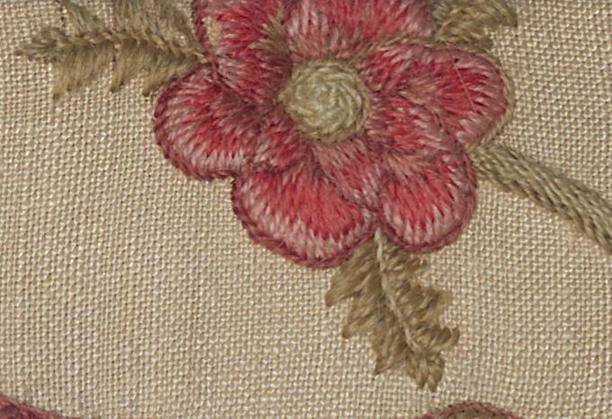 1958.2762 A Needlework Picture, Detail 7