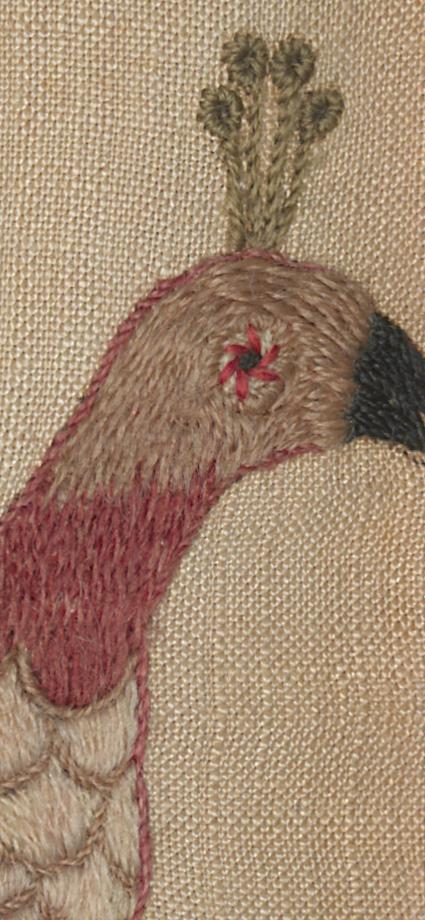 1958.2762 A Needlework Picture, Detail 8