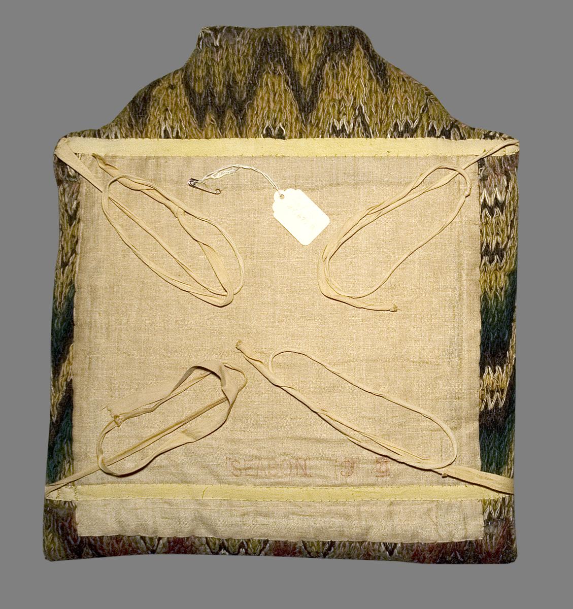 1984.0677 A Cushion, Backrest Cushion, Verso