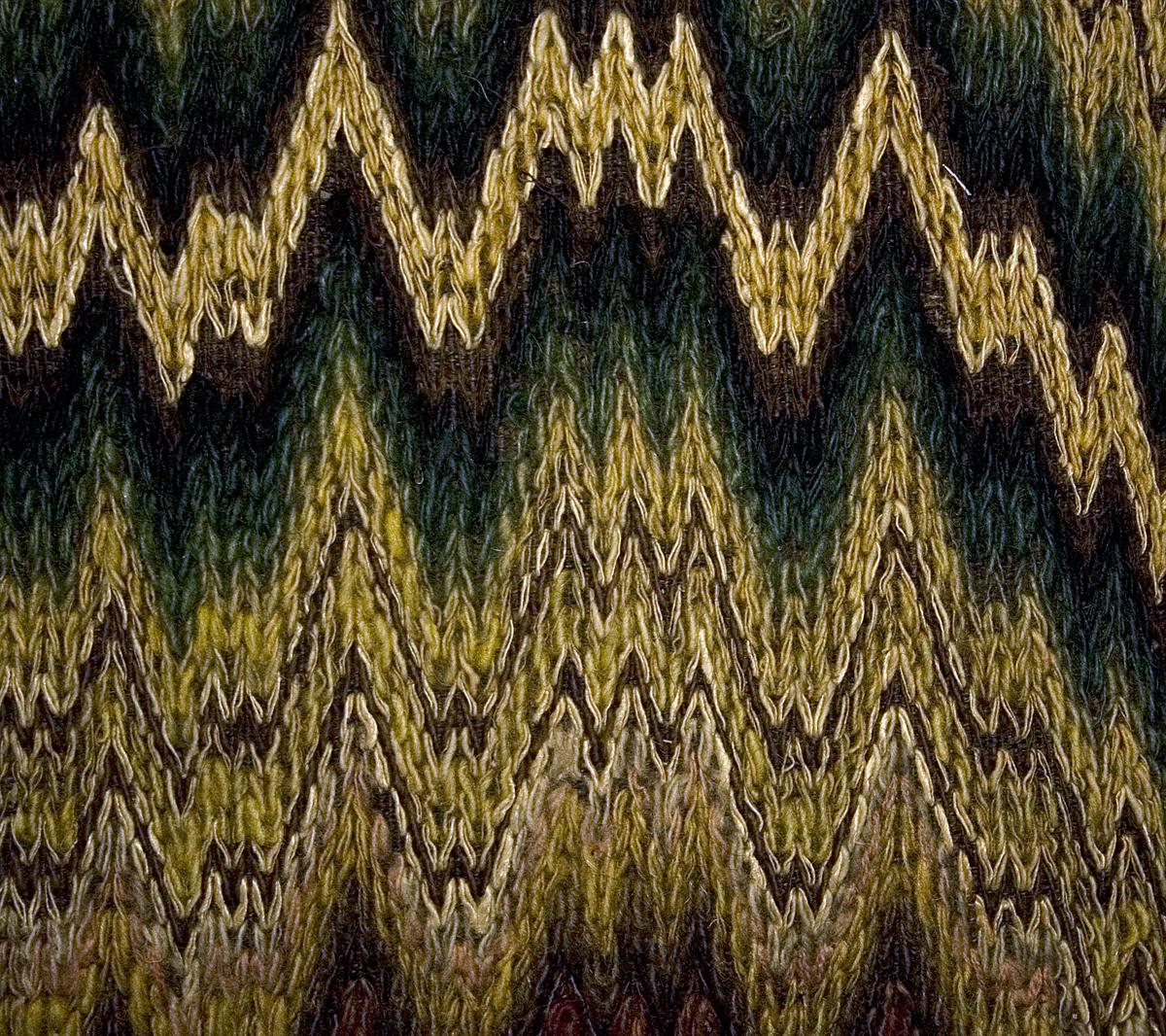 1984.0677 A Cushion, Backrest Cushion, Pattern Detail