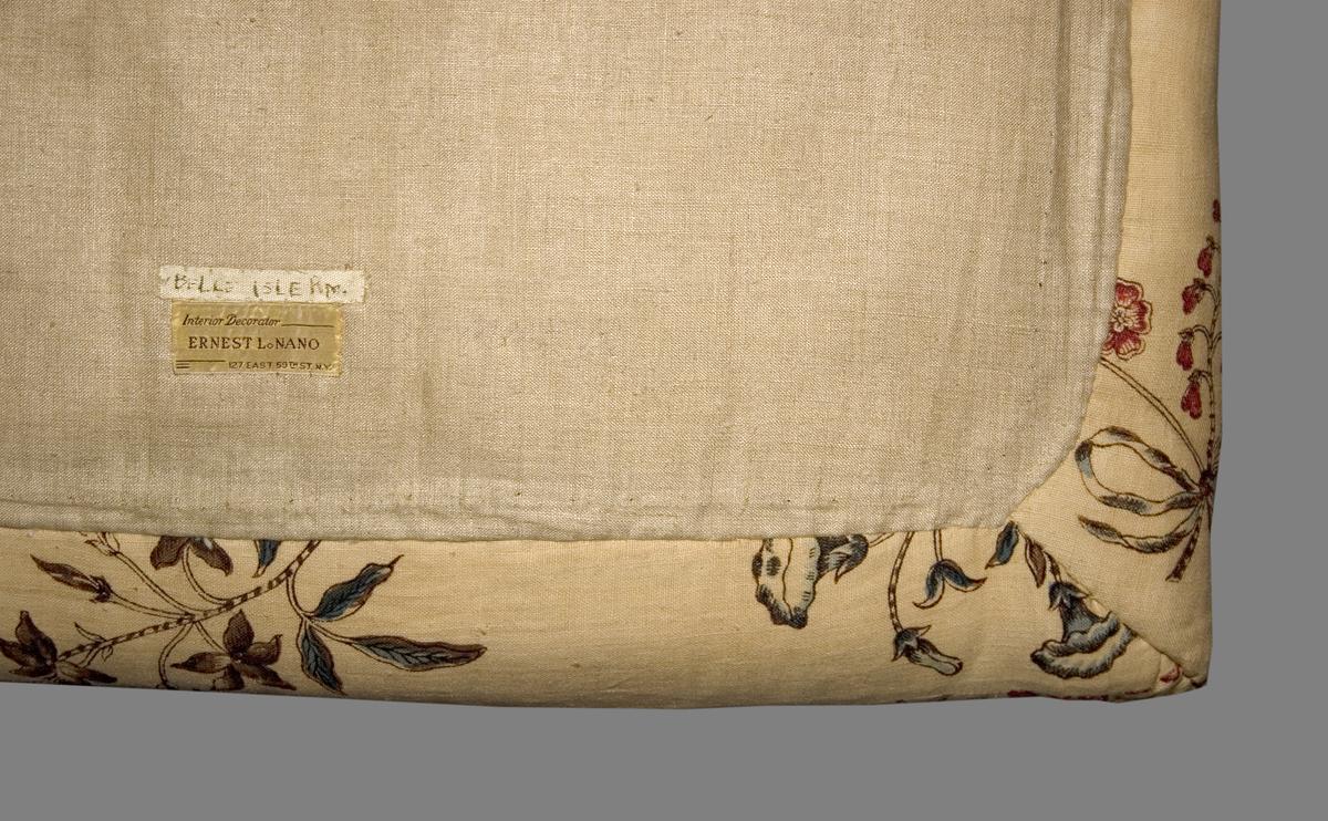 1969.4635 Cushion, Mattress, Verso Detail