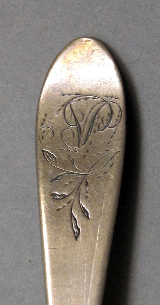 1962.0240.200 Silver spoon engraving
