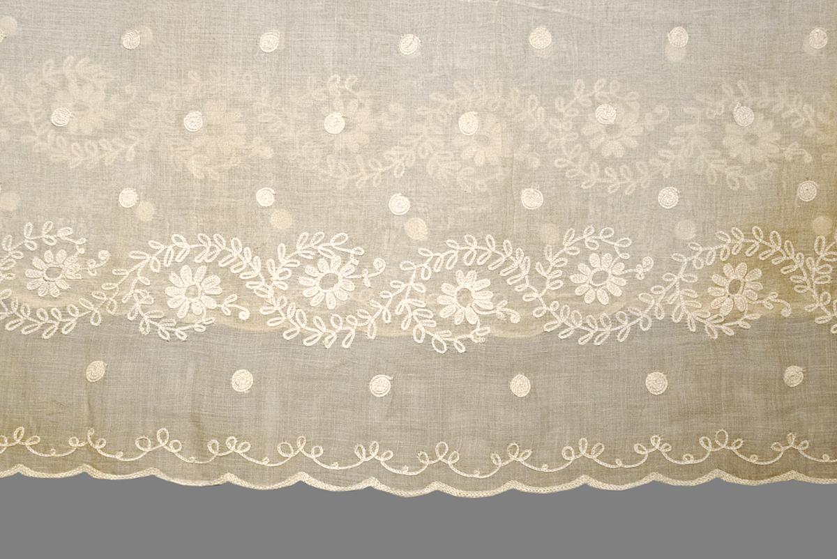1969.5585.002 Textile, Embroidered, Ex-Base Valance, Edge Detail #2