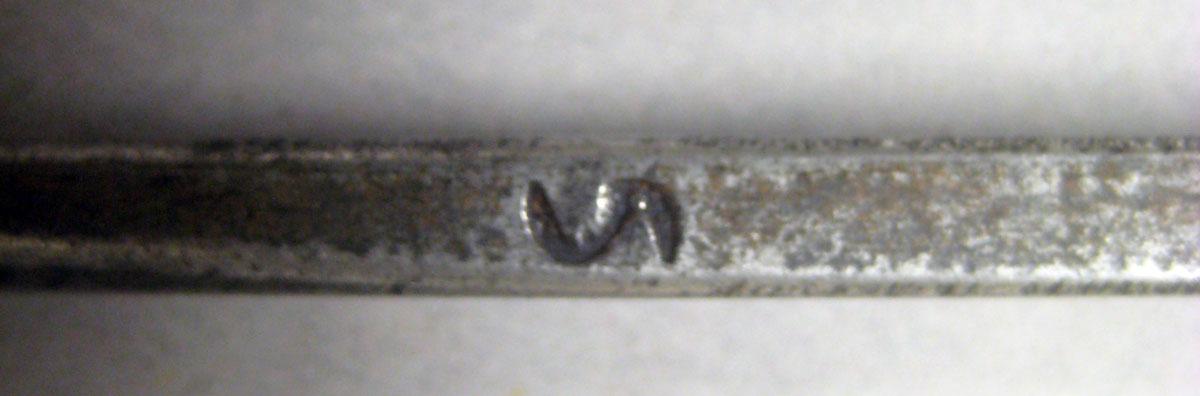 1974.0064.145 Tool (for metals) mark