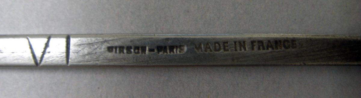 1974.0064.259 Tool (for metals) mark