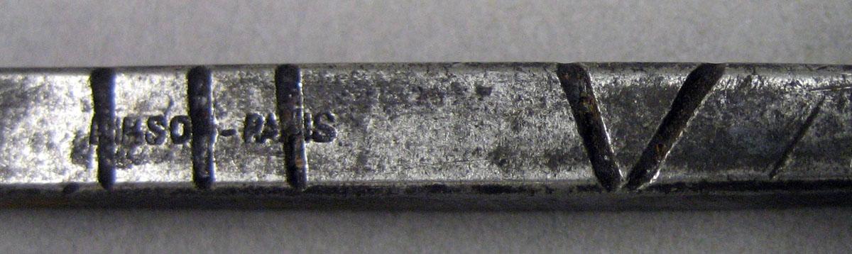 1974.0064.302 Tool (for metals) mark