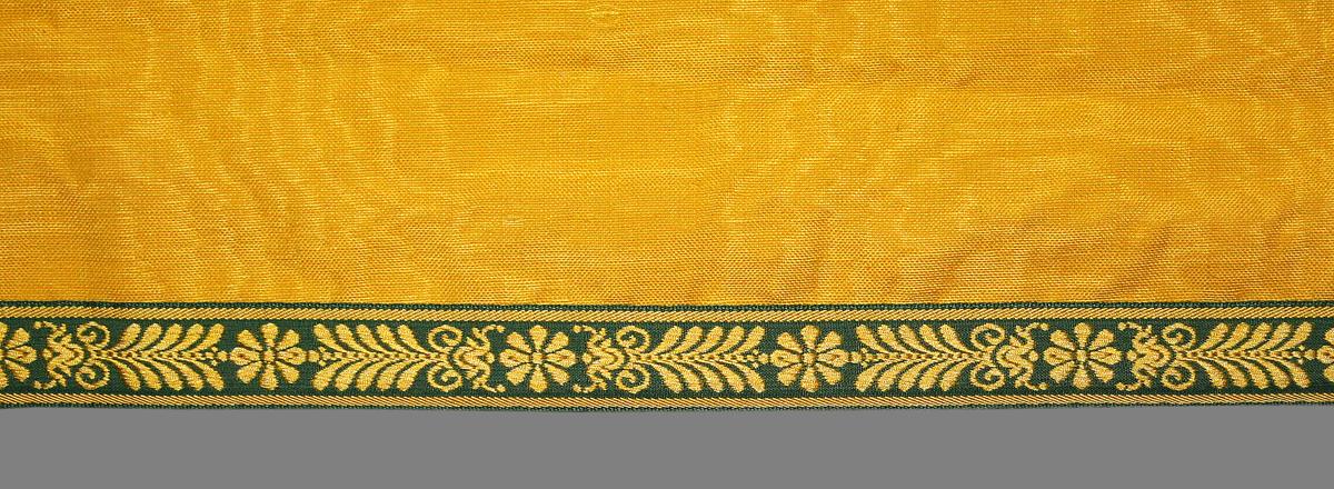 1972.0504 K Window Hanging, Valance, Edge Detail