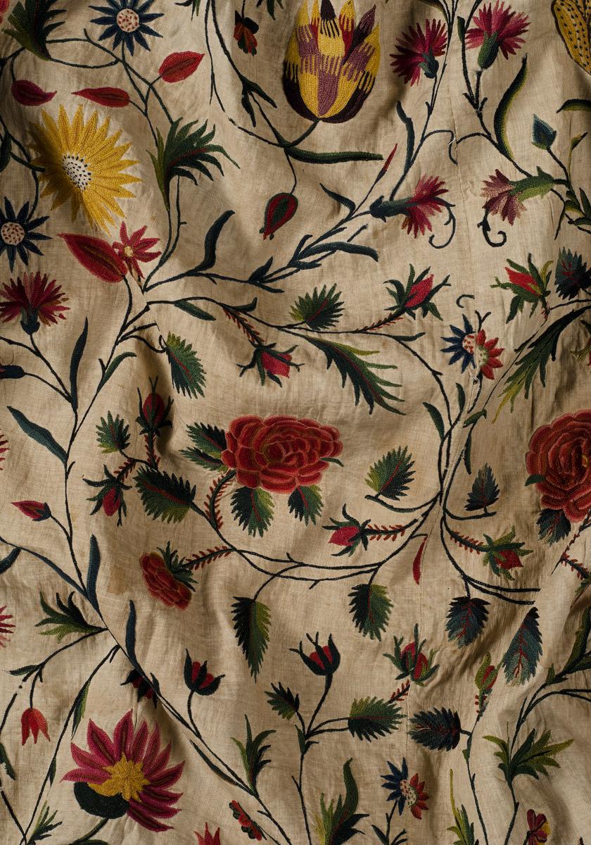 2010.0015 (Tambour embroidery) Petticoat, detail 11