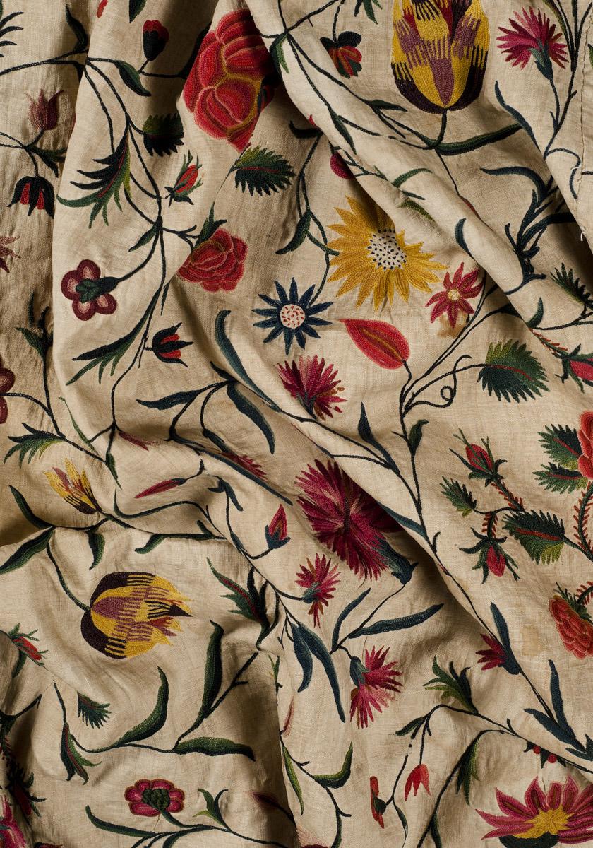 2010.0015 (Tambour embroidery) Petticoat, detail 13