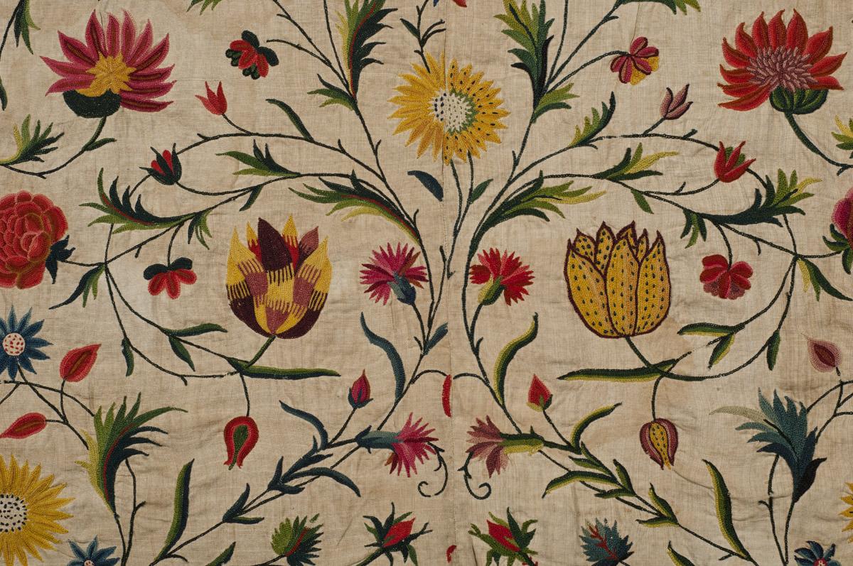 2010.0015 (Tambour embroidery) Petticoat, detail 14