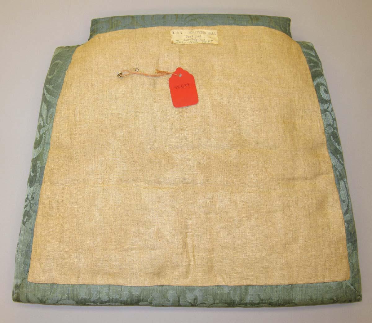 1969.5632 cushion or chair pad associated with 1958.0539 chair view 2
