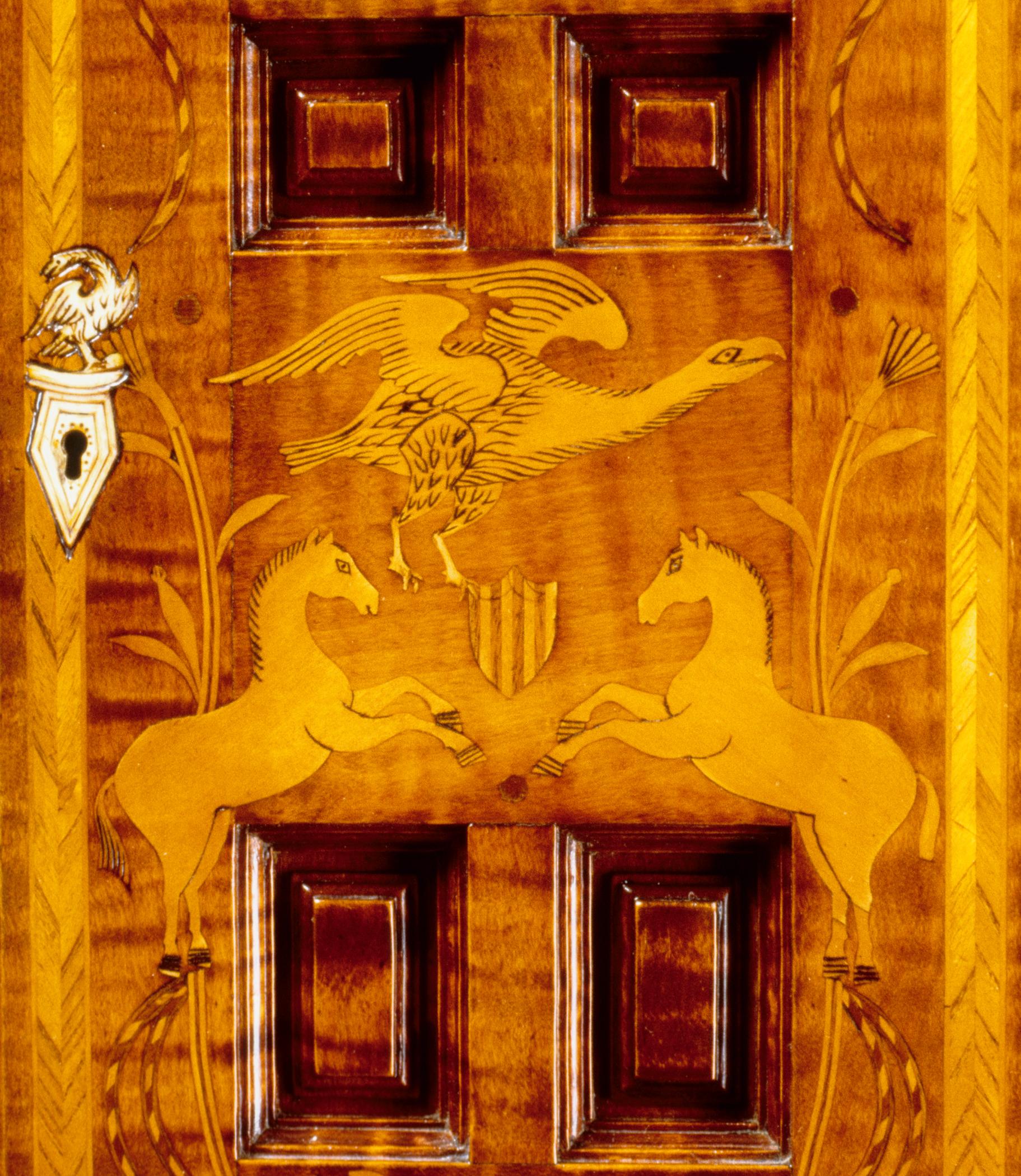 1958.2874 Clock, detail