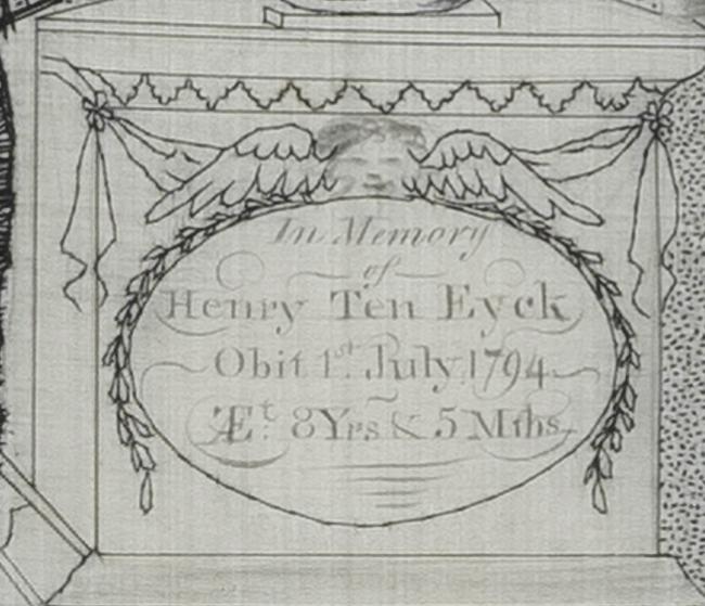 1958.2877 A Needlework Picture, Detail 9
