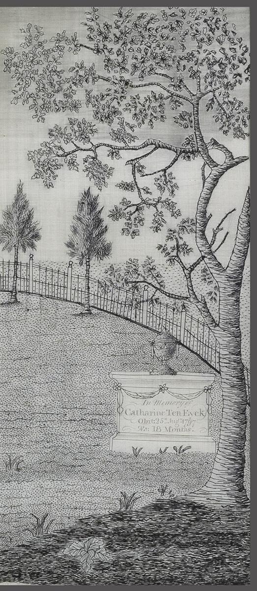 1958.2877 A Needlework Picture, Detail 3