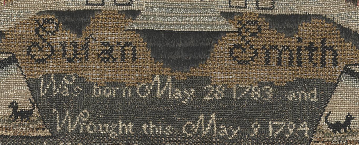 1958.2879 Sampler, Detail 9