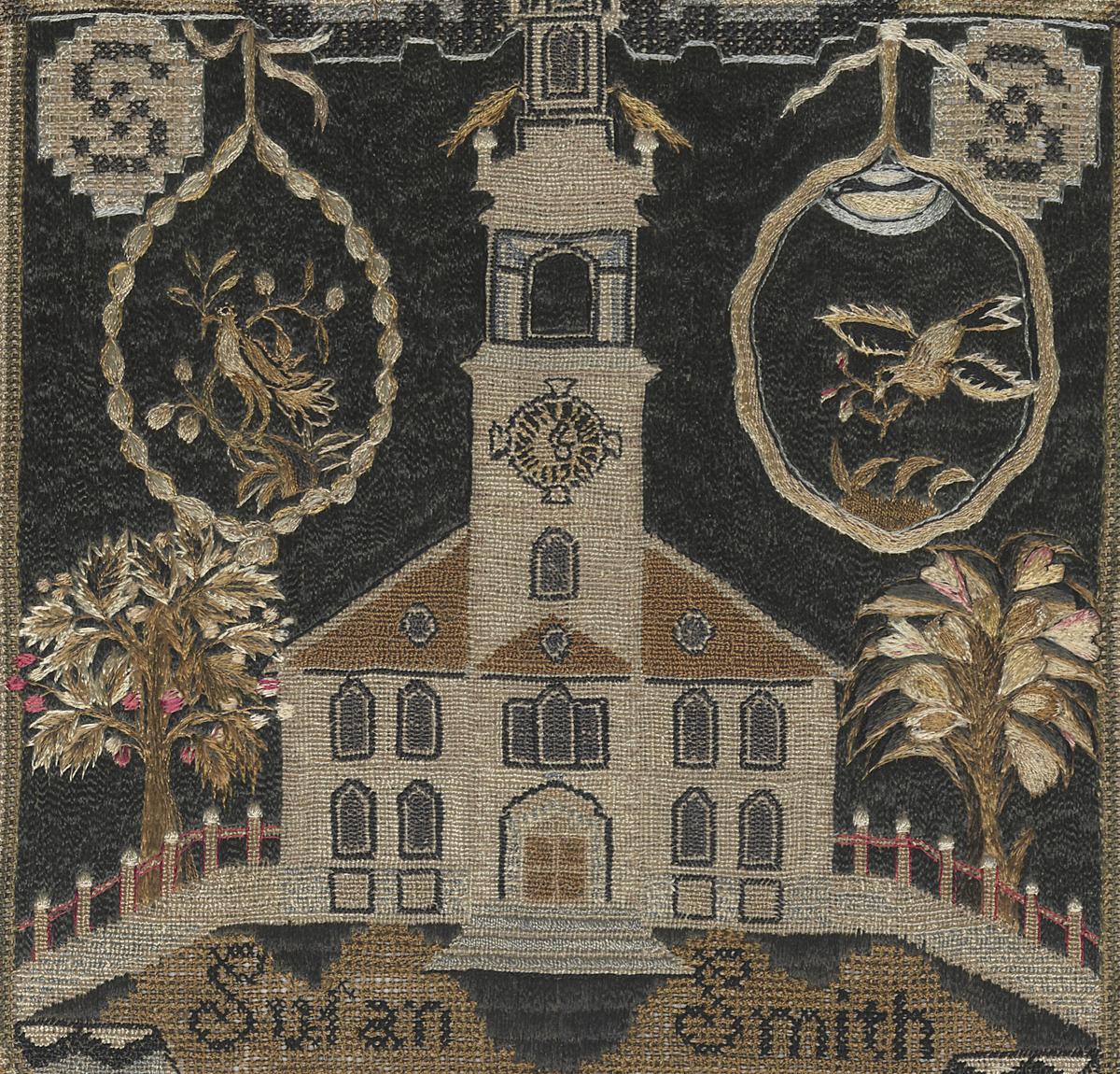 1958.2879 Sampler, Detail 3