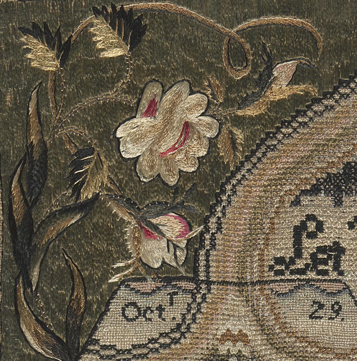 1958.2879 Sampler, Detail 7