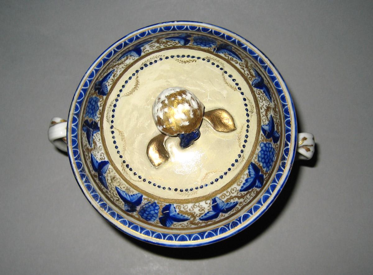 1958.2904 A, B Porcelain Sugar bowl top
