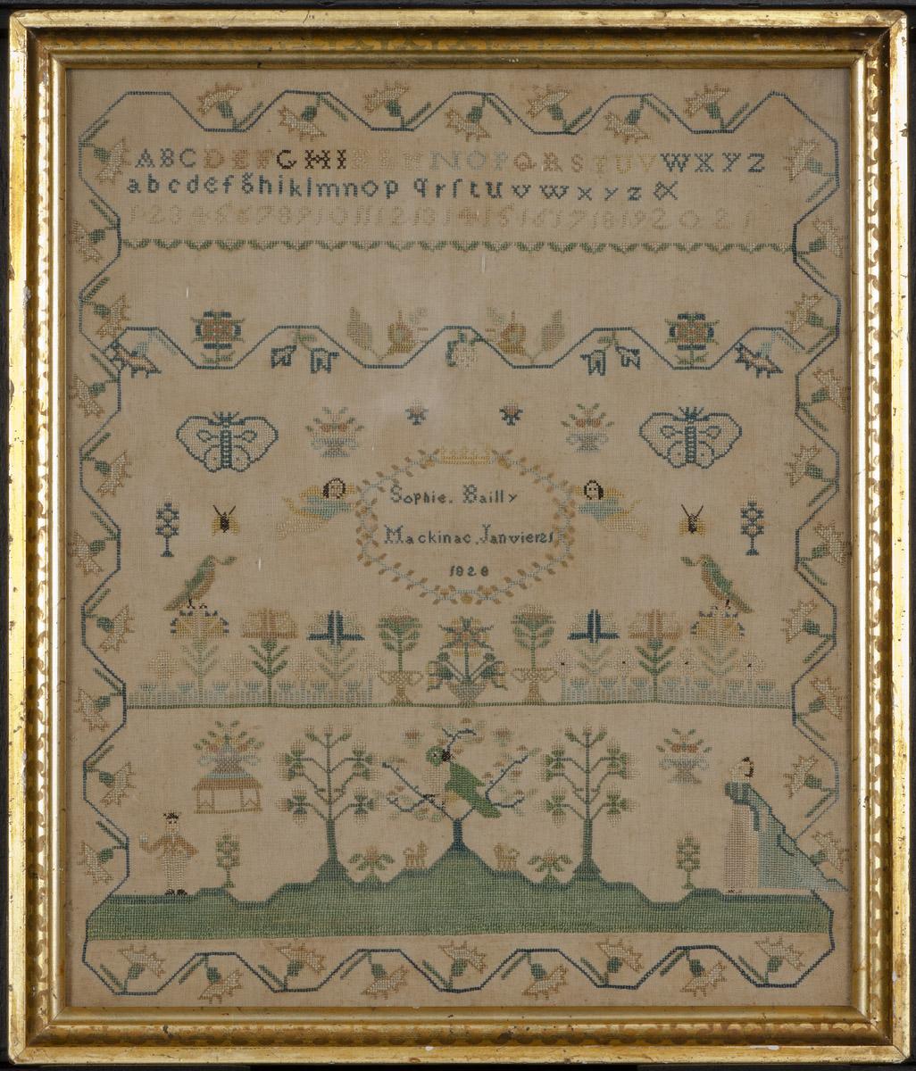 2010.0030 A,B Sampler and frame