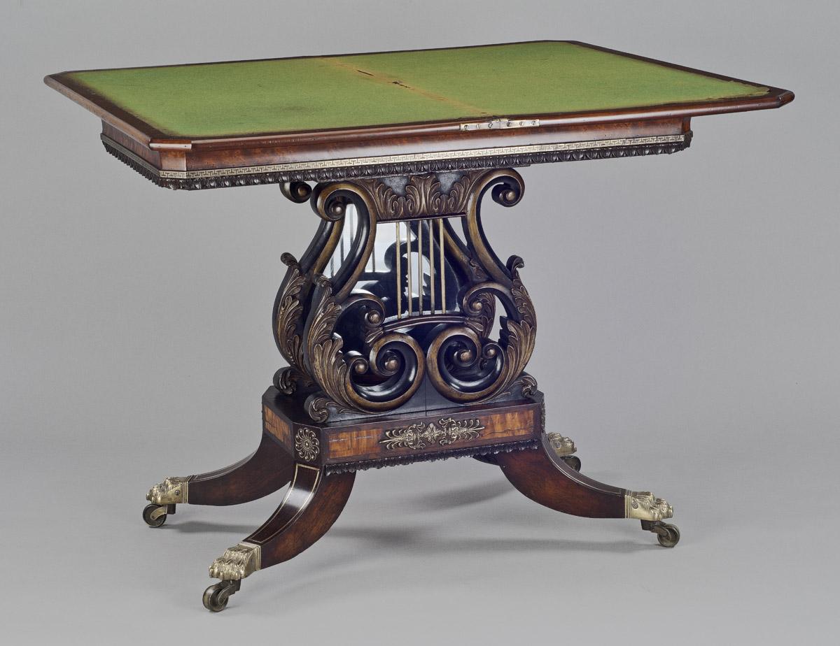 2010.0039 Table, Card table (view 5)