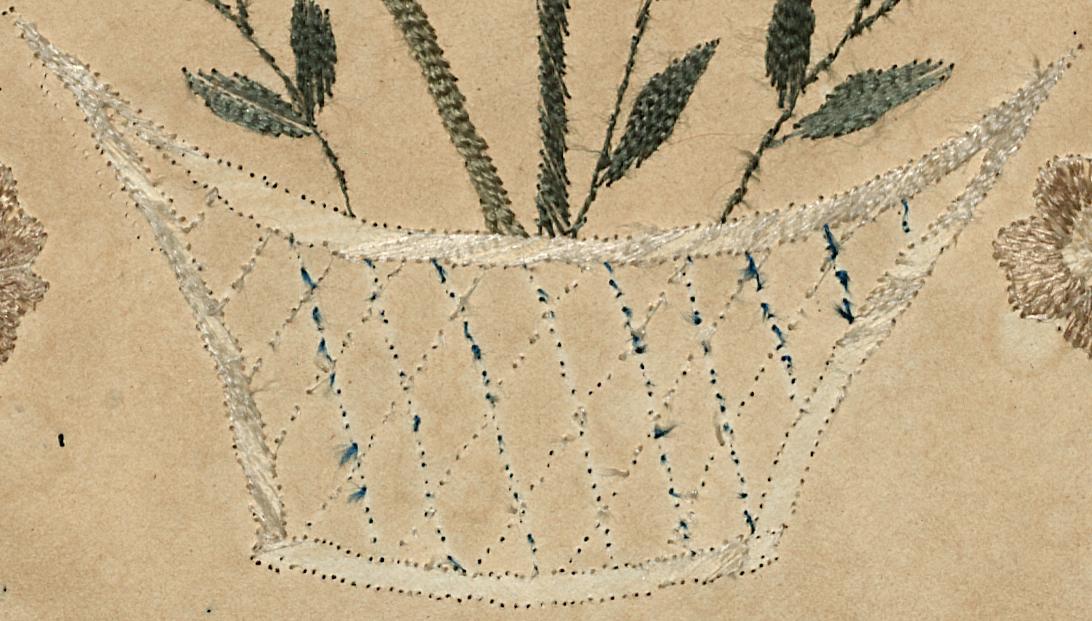 2010.0040 A Needlework Picture, Detail 4