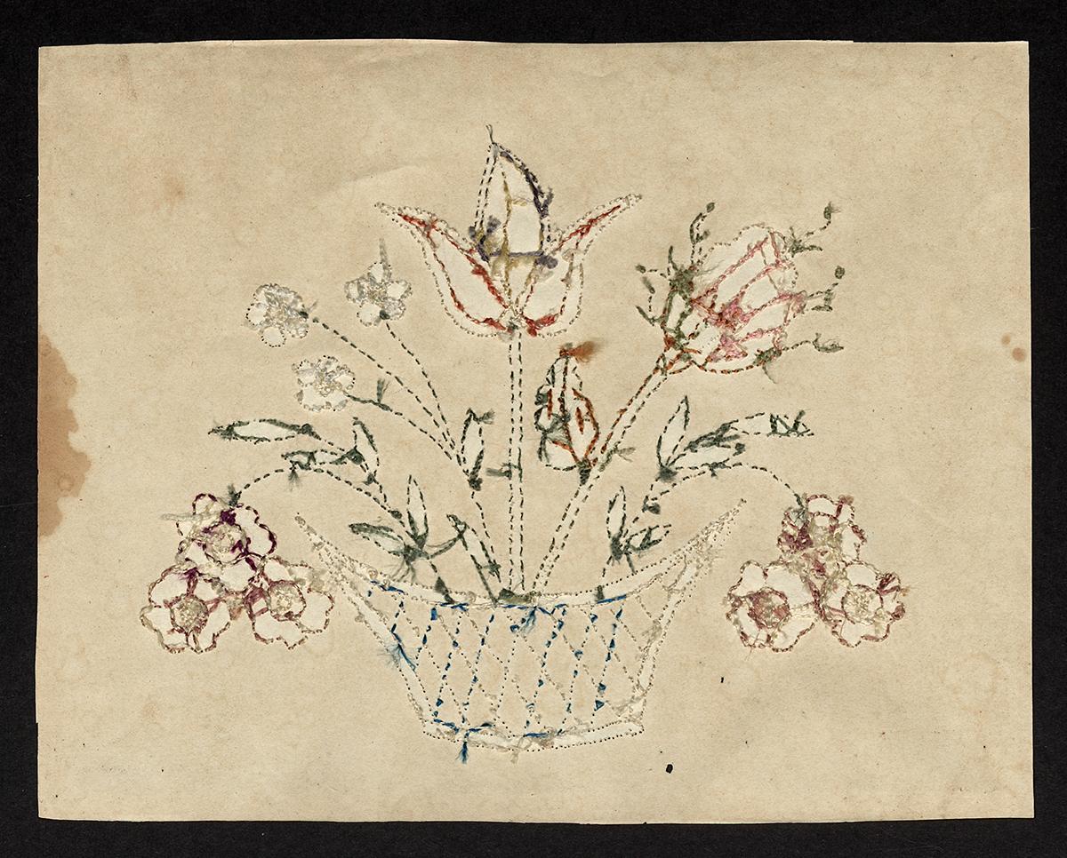 2010.0040 A Needlework Picture, Verso