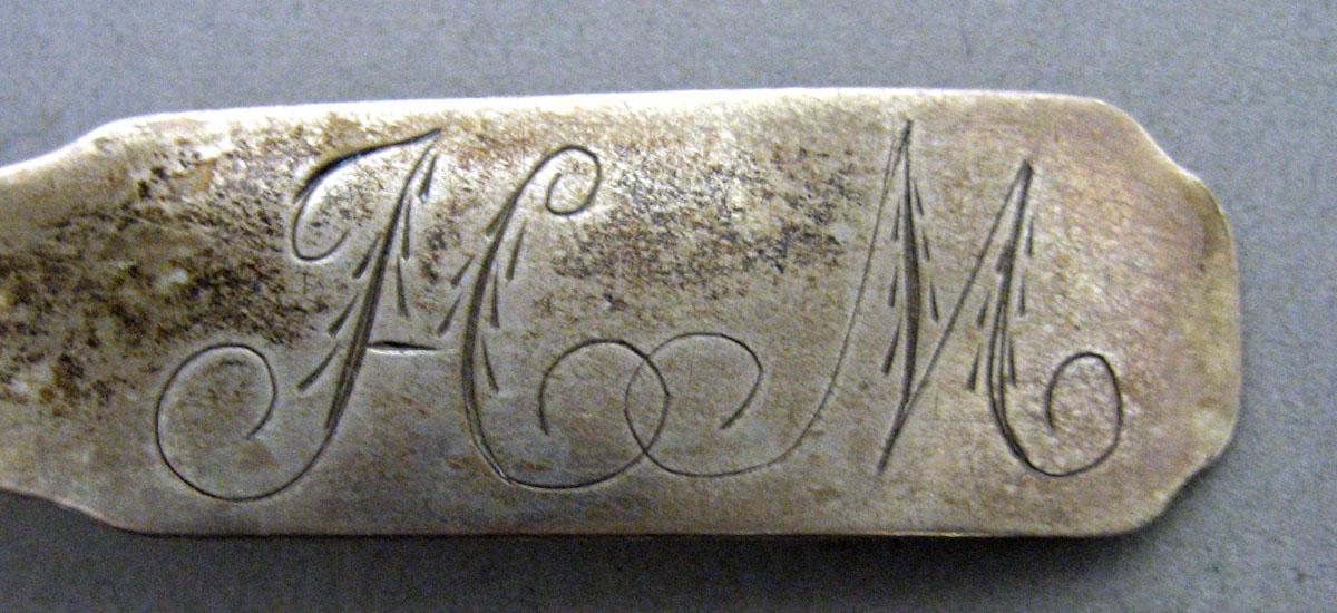 1965.0043 Silver Spoon engraving