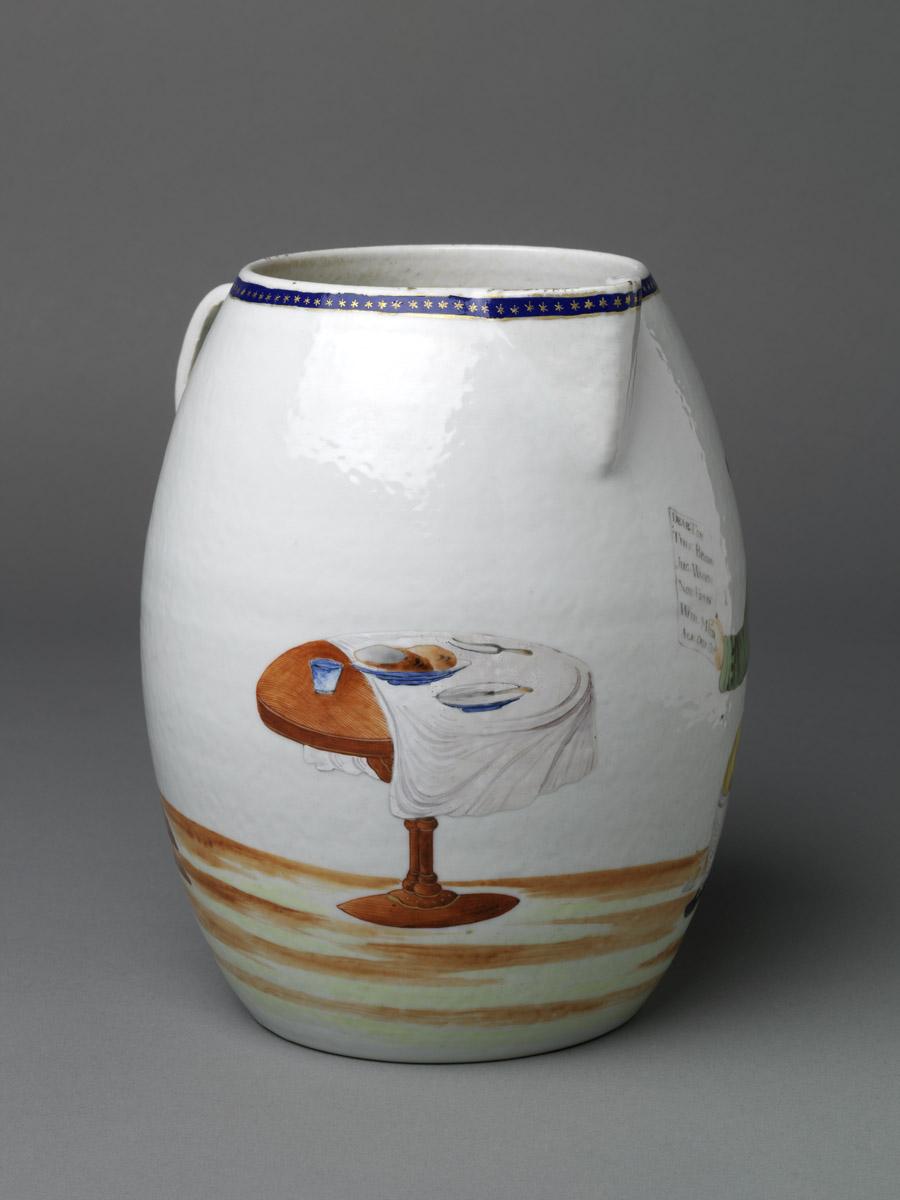 1958.2953 Chinese porcelain jug (side 2)