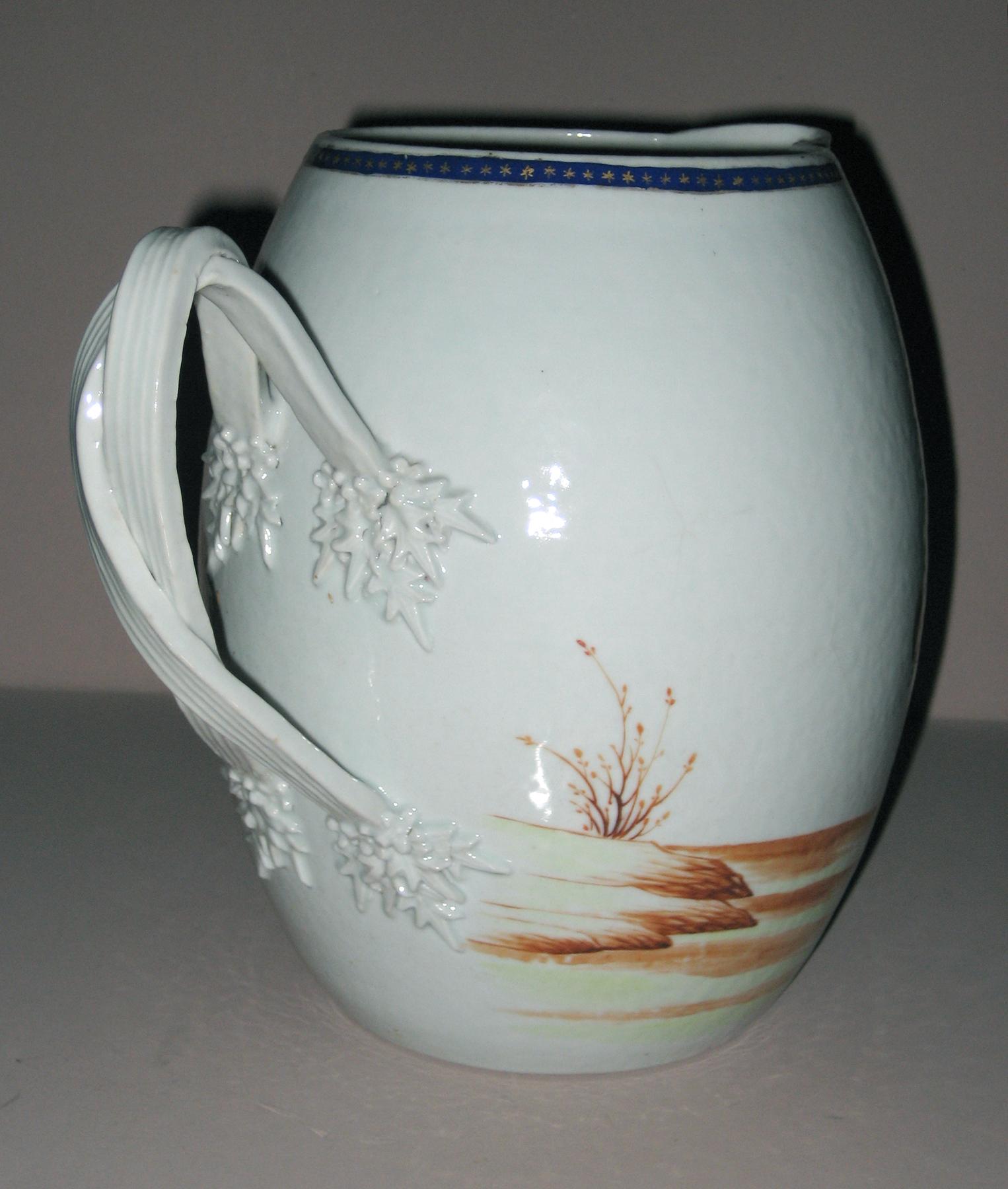 1958.2953 Chinese porcelain jug (side 3)