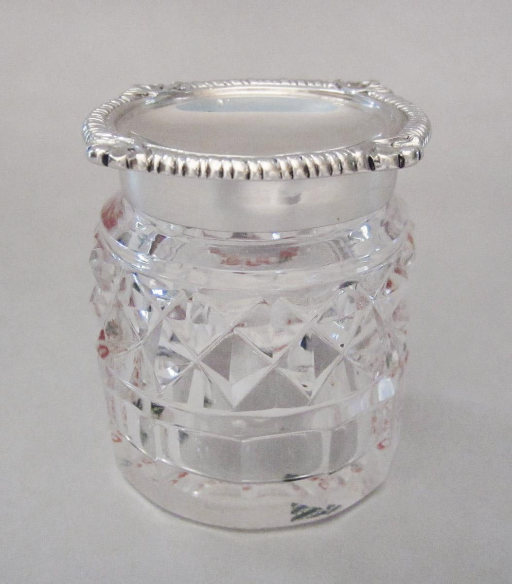 1958.2956 Inkstand, C Bottle, H Lid