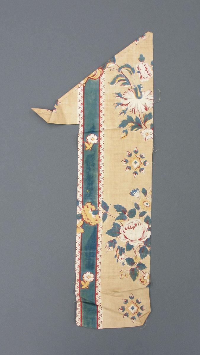 1969.5766.015 textile, printed, reverse