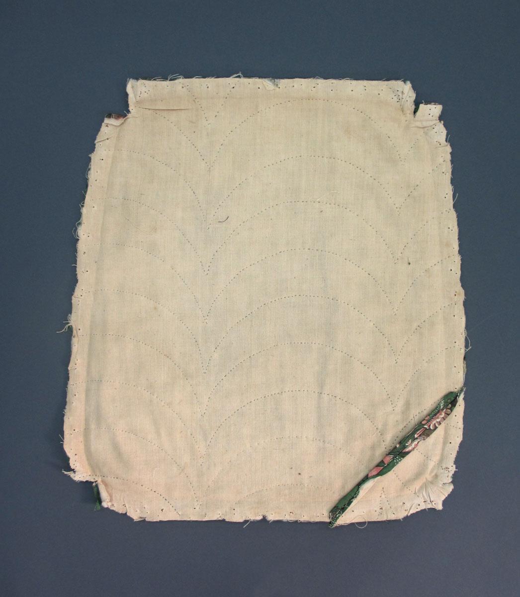 1969.5777.001 textile, printed, reverse