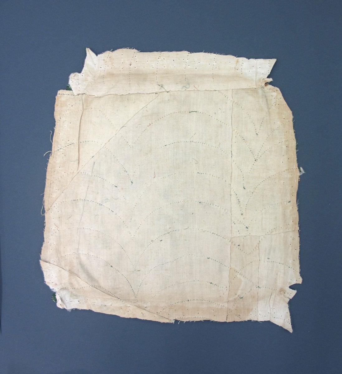 1957.5777.003 textile, printed, reverse
