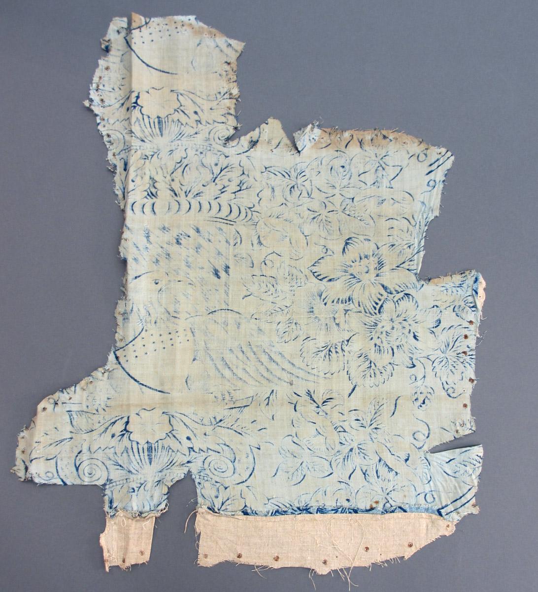 1969.5776.002 Textile, printed reverse