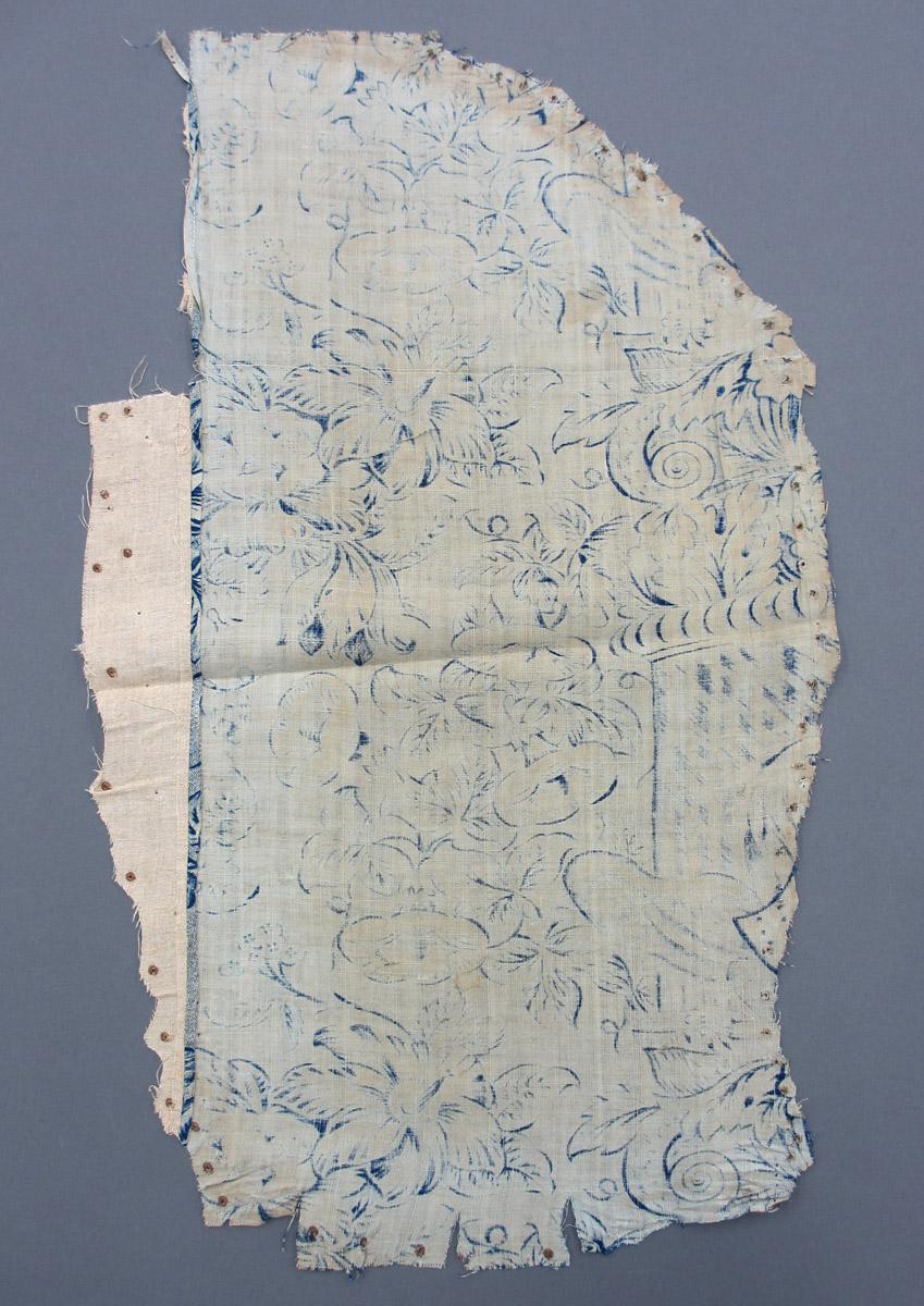 1969.5776.003 Textile, printed reverse